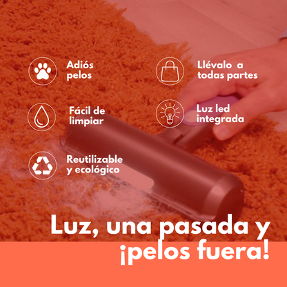 Elimina pelos y polvo rápido y sin esfuerzos.