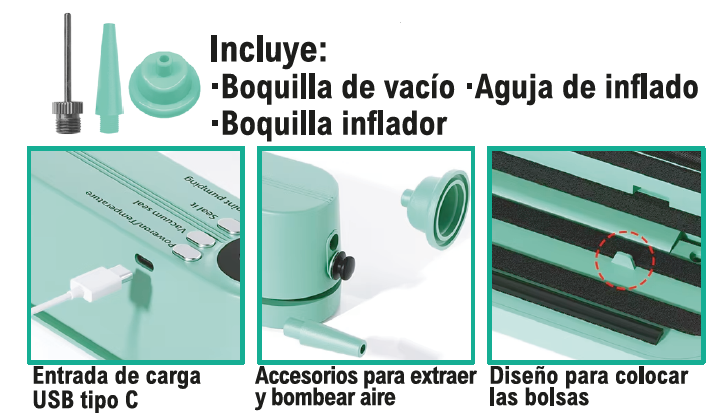 ¡Sella, conserva y ahorra! Selladora Multifunción